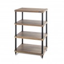 Solidsteel S3 4 Level Hi-Fi Stereo Rack, Walnut