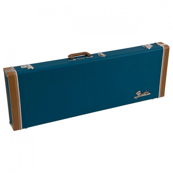 Fender Classic Series Wood Case - Strat/Tele, Lake Placid Blue