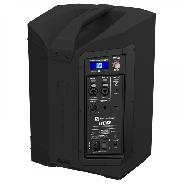 Electro-Voice Everse 8 Battery Powered PA Speaker, Black at Gear4music