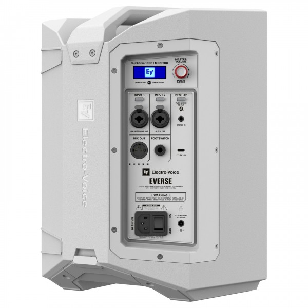 Electro-Voice Everse 8 White - Back, Inputs