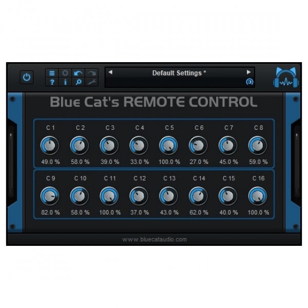 Blue Cat Remote Control - Knobs