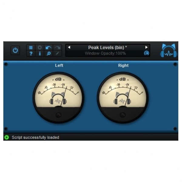 Blue Cat PlugNScript - Meters
