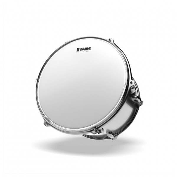 Evans UV1 Coated Pack Standard (12", 13", 16") & 14" UV1 Snare Batter - Drum-mounted Example