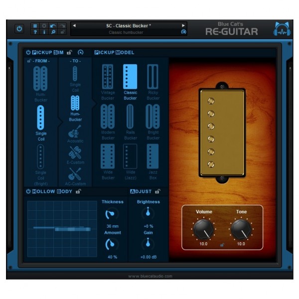 Blue Cat Re-Guitar - Humbucker