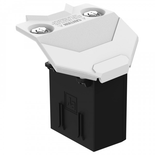 Electro-Voice Everse 8 Replacement Battery Pack, White - Angled, Bottom