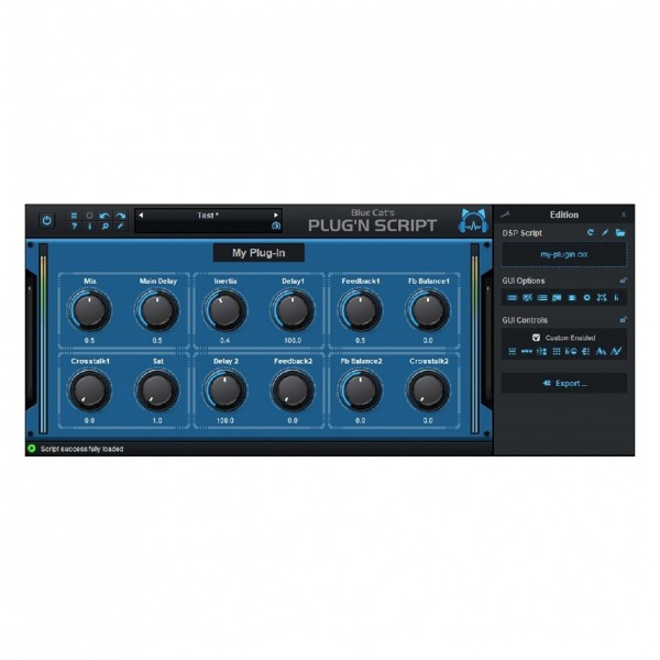 Blue Cat Crafters Pack - Plugnscript
