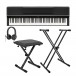Yamaha P-S500 Piano Digital con Soporte en «X», Set, Negro