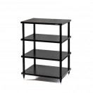 Solidsteel S2 4 Level Hi-Fi Stereo Rack, Black