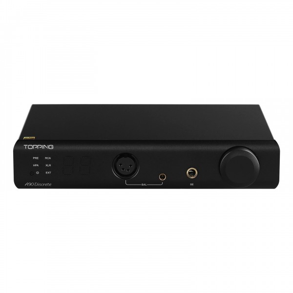 Topping A90 Discrete Headphone Amplifier, Black