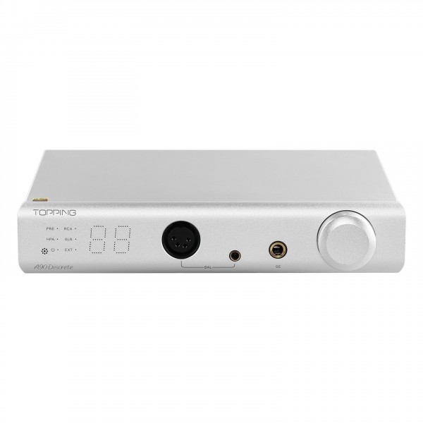 Topping A90 Discrete Headphone Amplifier, Silver