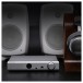 Topping A90D Headphone Amp, Silver for versatile desktop audio