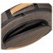 Meinl 22” Classic Woven Cymbal Bag, Mocha Tweed - External Pocket Open