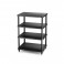 Solidsteel S3 4 Level Hi-Fi Stereo Rack, Sort