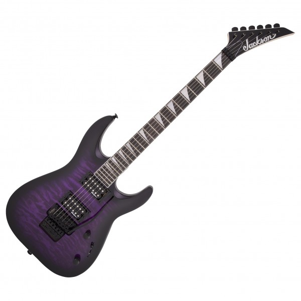 Jackson JS32Q DKA Dinky, Trans Purple Burst - front