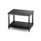 Solidsteel S3 2 Level Hi-Fi Stereo Rack, Sort