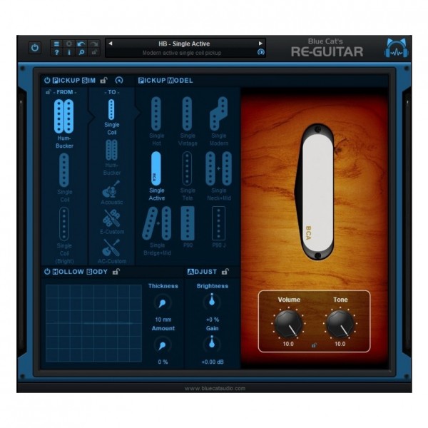 Blue Cat Axe Pack - Re-guitar