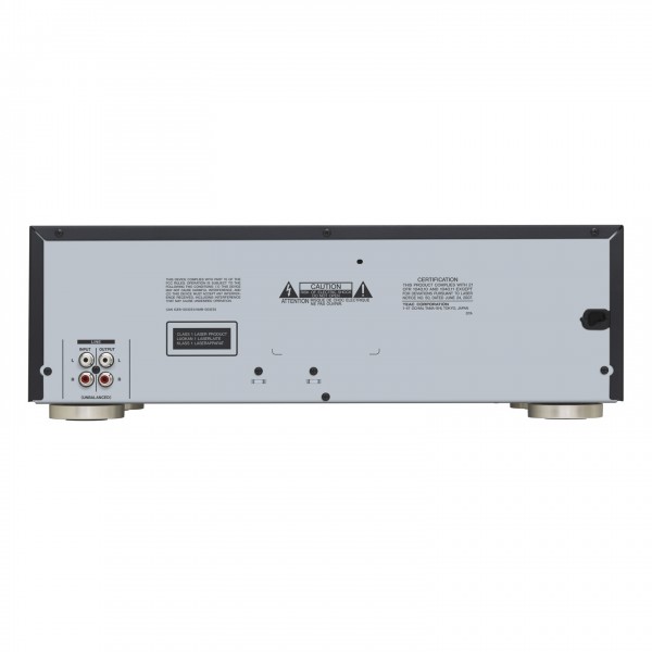 TEAC AD-850-SE CD-player/Cassette Deck, rear view