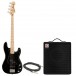 Squier Affinity Precision Bass PJ MN, Black & Eden EC10 50-Watt Combo