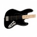 Squier Affinity Jazz Bass MN, Black & Eden EC10 50-Watt Bass Combo close