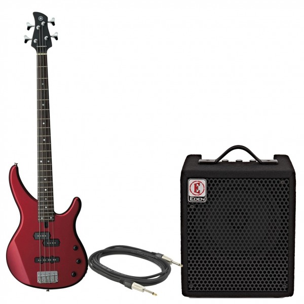 Yamaha TRBX174, Red Metallic & Eden EC8 Bass Combo