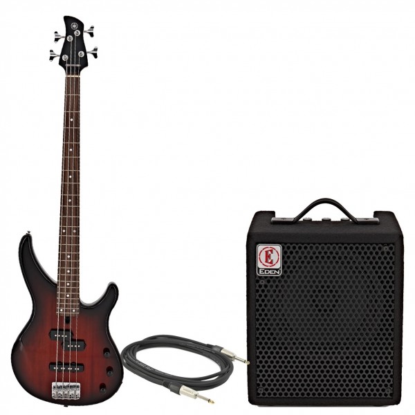 Yamaha TRBX174, Old Violin Sunburst & Eden EC8 Bass Combo