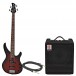 Yamaha TRBX174, Old Violin Sunburst & Eden EC8 Bass Combo