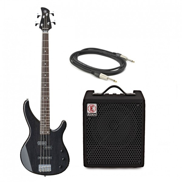 Yamaha TRBX174 EW, Translucent Black & Eden EC8 Bass Combo