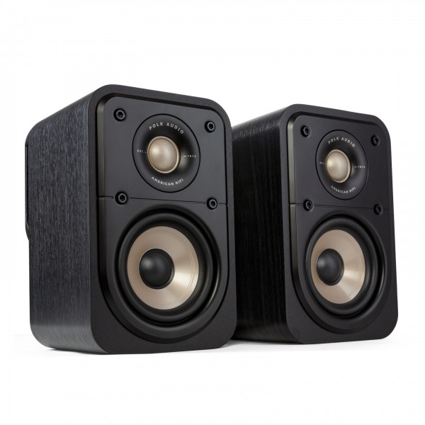 POLK Signature Elite ES10 Surround Speaker Pair - Black, Angle 1