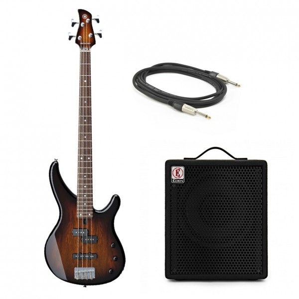 Yamaha-TRBX174EW-Bass-Tobacco-Brown-Sunburst-Eden-EC10-Bass-Combo