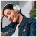 KEF MU7 Wireless Headphones, Silver Grey - Lifestyle 3