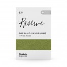 D'Addario Organic Reserve Soprano Saxophone Reeds, 3.5 (10 Pack)