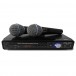 Vocal-Star VS400B Multi-Format Karaoke Machine with 2 Mics, Black - Front