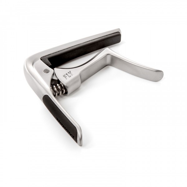 Dunlop Capo Trigger Fly, Satin Chrome left 