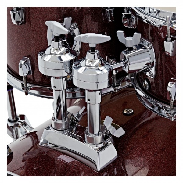 Yamaha Rydeen 20" Drum Kit w/Cymbals, Burgundy Glitter - Tom Holder
