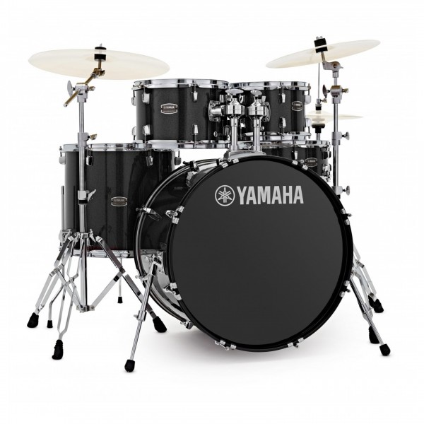 Yamaha Rydeen 20" Drum Kit w/Cymbals, Black Glitter - Drum Kit
