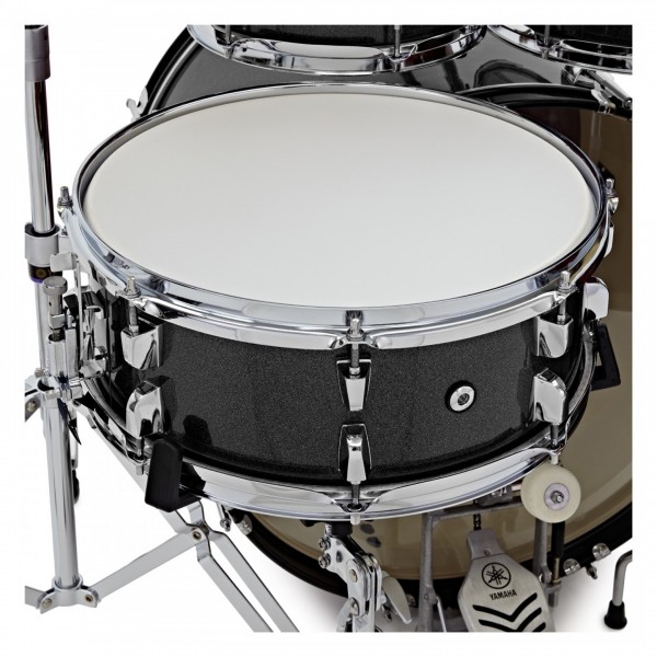 Yamaha Rydeen 20" Drum Kit w/Cymbals, Black Glitter - Snare
