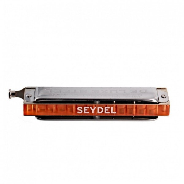 Seydel De Luxe Steel Chromatic Harmonica, Low E