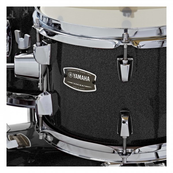 Yamaha Rydeen 20" Drum Kit w/Cymbals, Black Glitter - Tom