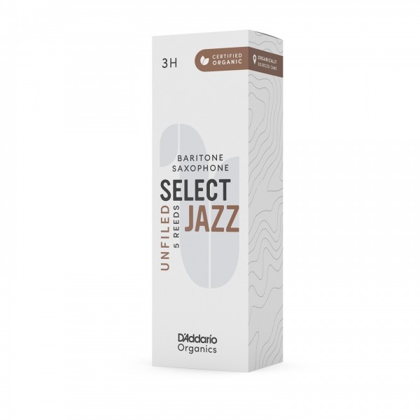 D'Addario Organic Select Jazz Unfiled Baritone 8
