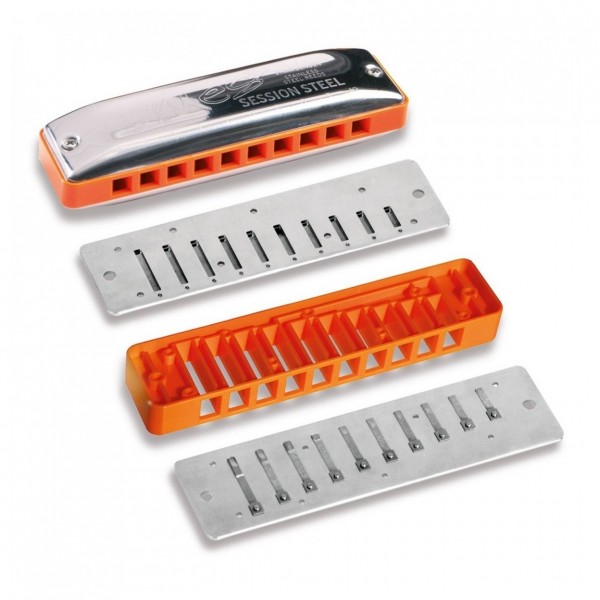 Seydel 1847 Session Steel Blues Harmonica, Low E