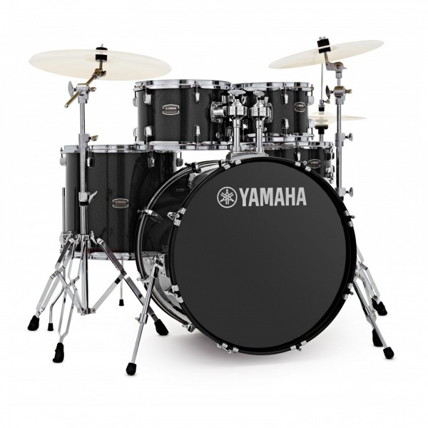 Yamaha Rydeen 22" Drum Kit w/Cymbals, Black Glitter - Drum Kit