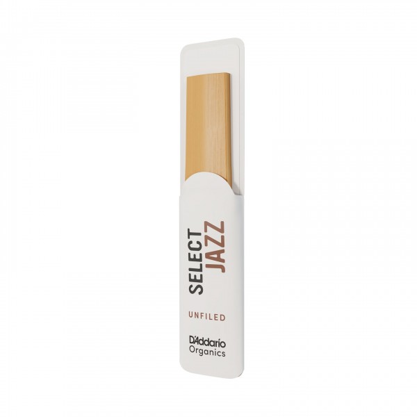D'Addario Organic Select Jazz Unfiled Tenor Sax Reeds, 3H (5 Pack)