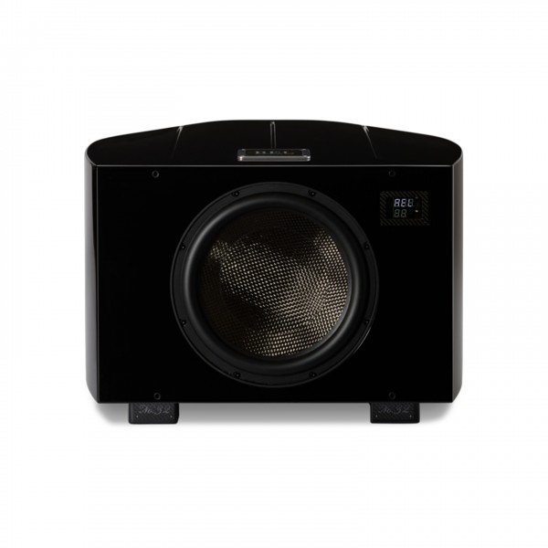 REL Acoustics No.32 Reference Subwoofer, Piano Black Front View