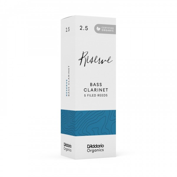 D'Addario Organic Reserve Bass Clarinet Reeds, 2.5