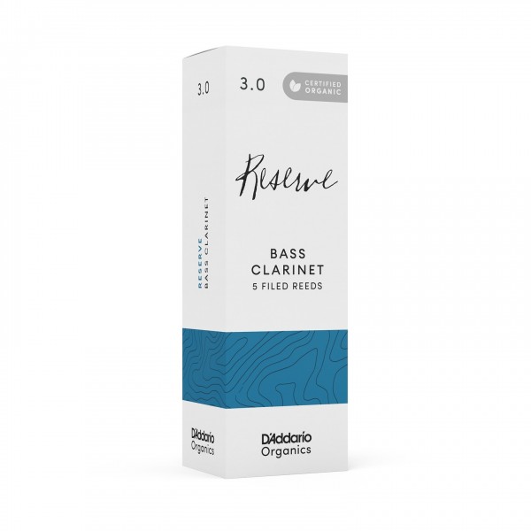 D'Addario Organic Reserve Bass Clarinet Reeds, 4.5