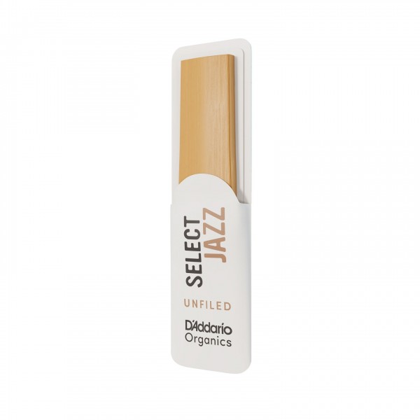 D'Addario Organic Select Jazz Unfiled Alto Sax Reeds, 3H (10 Pack)