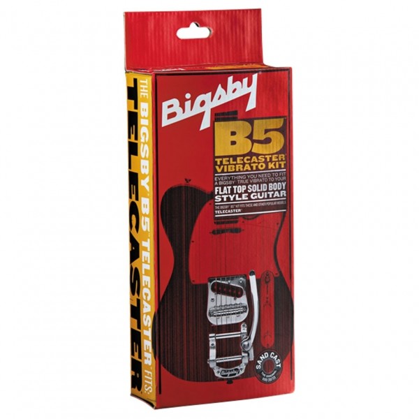 Bigsby B5 Telecaster Modification Vibrato Kit, Chrome at Gear4music