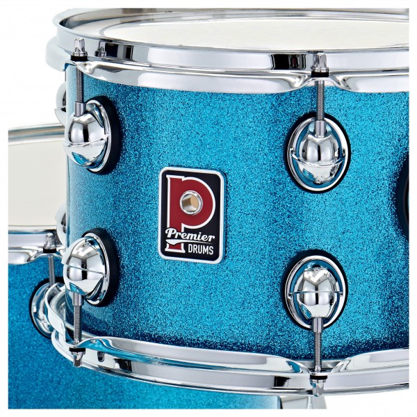 Premier Genista Heritage 18" 3pc Shell Pack, Aqua Sparkle