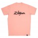 Zildjian Classic Logo T-Shirt Pink, Small - Front