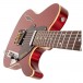 Fret King Country Squire Stealth, Candy Apple Red angle 